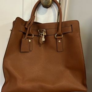 Michael Kors Tan Tote with Gold Hardware